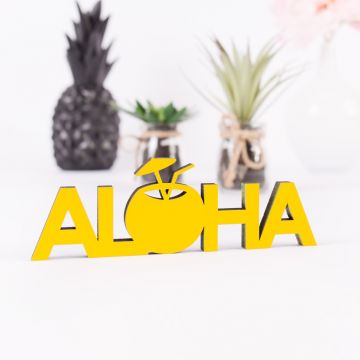 Aloha Dekoschriftzug