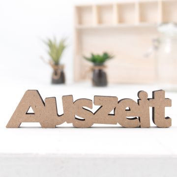 Schriftzug Auszeit