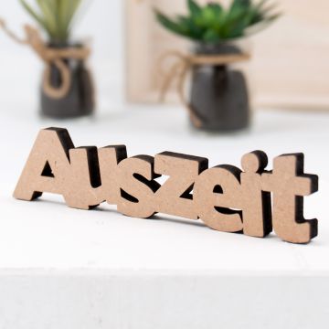 Schriftzug Auszeit
