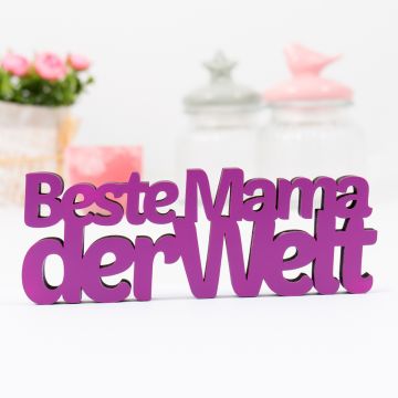 Schriftzug Beste Mama der Welt