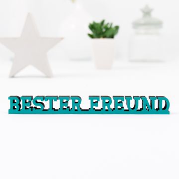 Schriftzug Bester Freund