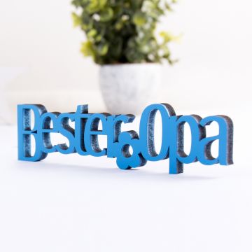 3D-Schriftzug Bester Opa