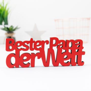 Schriftzug Bester Papa der Welt