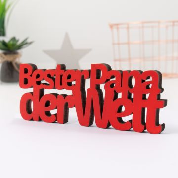 Schriftzug Bester Papa der Welt
