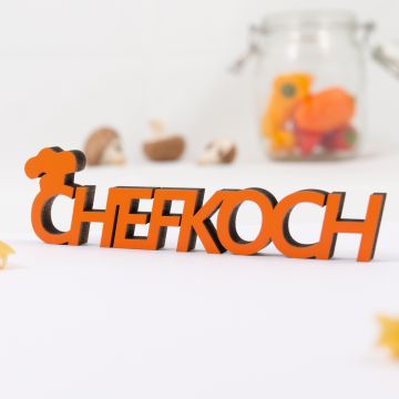 Schriftzug Chefkoch