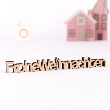 Schriftzug Weihnachten