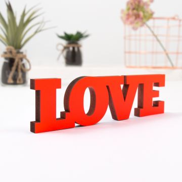 3D-Schriftzug Love