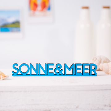 Schriftzug Sonne&Meer