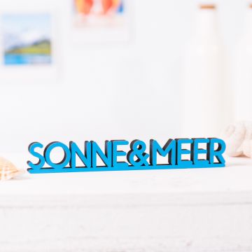Schriftzug Sonne&Meer