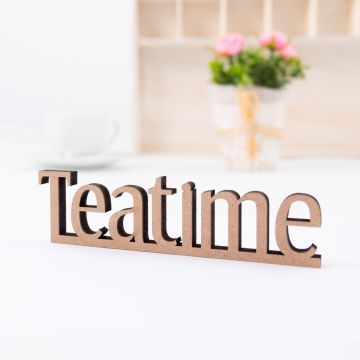 Schriftzug Teatime