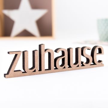 3D-Schriftzug Zuhause