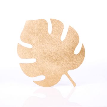 Breites Palmen Blatt aus Holz