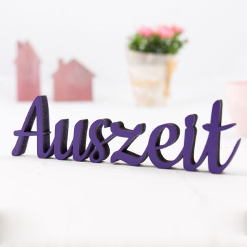Schriftzug Auszeit