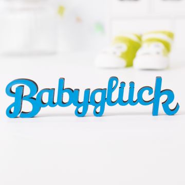 Schriftzug Babyglück