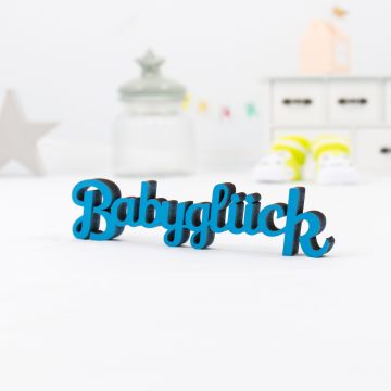 Schriftzug Babyglück