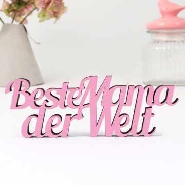 Schriftzug Beste Mama der Welt