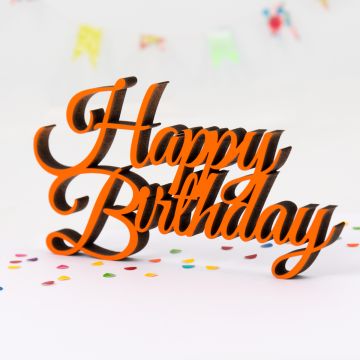 Schriftzug Happy Birthday