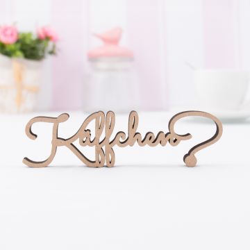 Schriftzug Käffchen