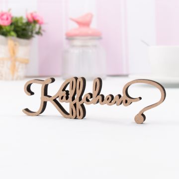 Schriftzug Käffchen