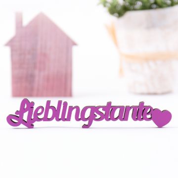 Dekoschriftzug Lieblingstante