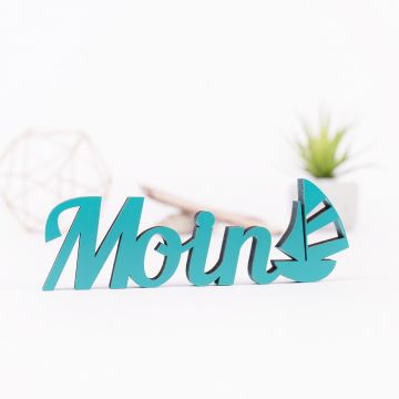 Moin 3D-Schriftzug