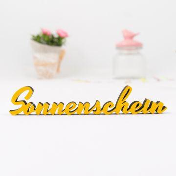 Dekoschriftzug Sonnenschein