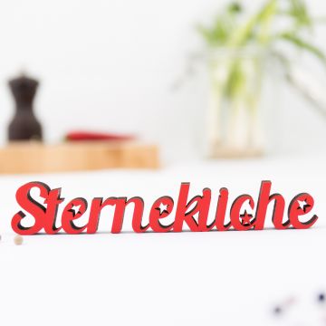 Schriftzug Sterneküche