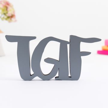 Dekoschriftzug "TGIF"