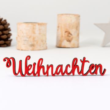 Schriftzug Weihnachten