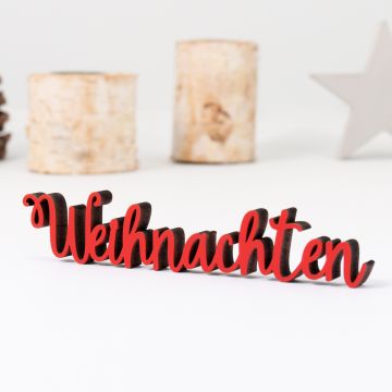 Schriftzug Weihnachten