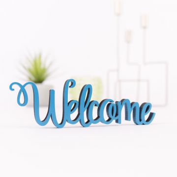 Welcome 3D Schriftzug