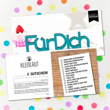 Dekoschriftzug