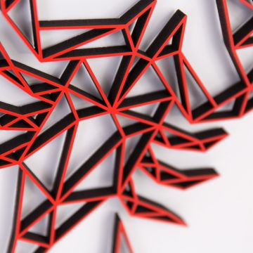 Rot 3D-Motiv