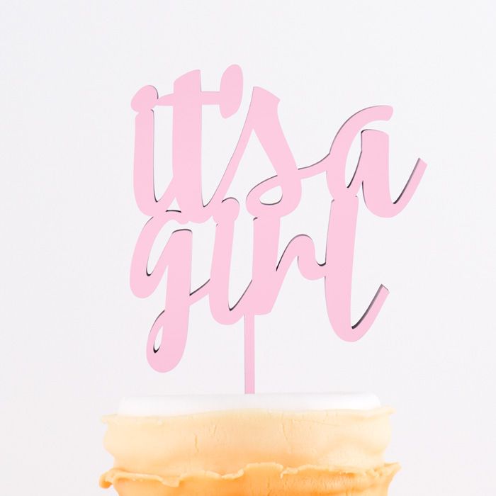 Cake Topper it's a girl