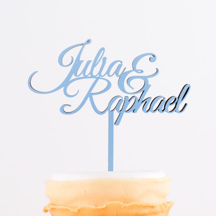Cake Topper mit Euren Namen
