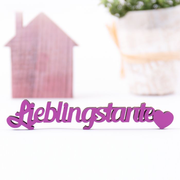 Dekoschriftzug Lieblingstante