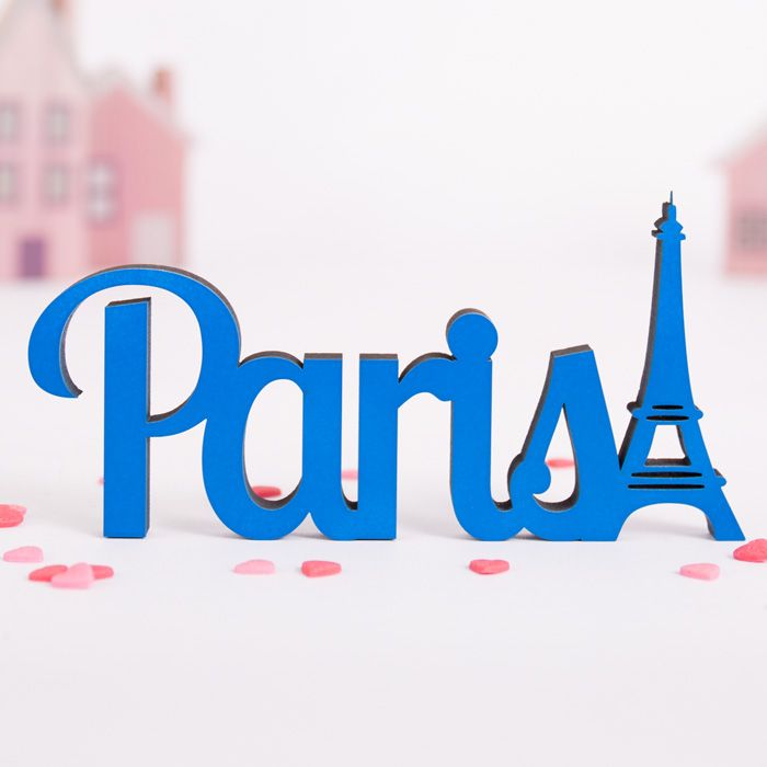 Dekoschriftzug Paris