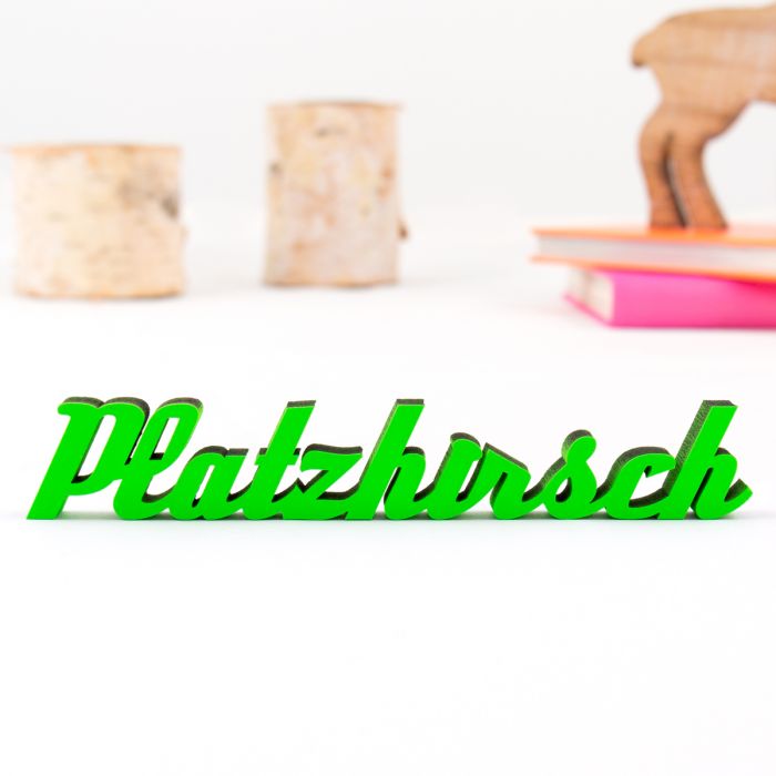 Dekoschriftzug Platzhirsch