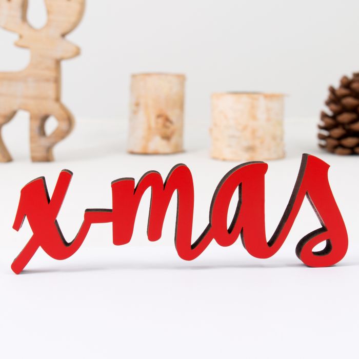 Dekoschriftzug X-MAS